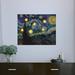 Canora Grey LED Lighted Canvas- Starry Night & Candle Set Canvas in Brown | 12 H x 16 W x 0.75 D in | Wayfair 26305FB6A27B4020BD5796E3A779851D