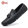 YRZL Luxus Herren Schwarz Loafer Weiche Mokassins Slip auf Schuhe Mann Hohe Qualität Herren Schuhe