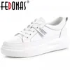 Fedonas Echt leder für Damen Turnschuhe neue Lauf Herbst Winter Frühling Schuhe für Mädchen Sportschuhe Frau Freizeit schuhe