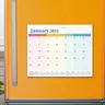 2024-2025 Wandkalender Magnet kühlschränke Zeitplan Monats planer Täglicher Gebrauch für Büroraum