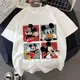 Sommer Disney T-Shirt Cartoon Baby Kinder Jungen Mädchen Kinder Mickey Minnie Kurzarm Kleidung