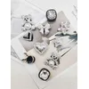 10 Stück Luxus Strass abs Schuh Charms bling Schmuck Schnalle Dekoration Clog Loch Schuhe DIY Accessoires für Frauen Slides Sandalen