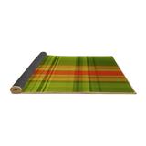 Brown/Green 2' x 5' Indoor Area Rug - East Urban Home Green Area Rug Polyester/Wool | Wayfair 9A174D4429884BCB817A2D509D03C645