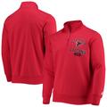 Men's Starter Red Atlanta Falcons Heisman Quarter-Zip Jacket