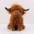 Cuddly 27cm/11'' Highland Cow Plush Toy - Kyloe Stuffed Animal Dolls Perfect Halloween Decor Christmas Gift For Boys And Girls Fans! Christmas Gift Halloween Thanksgiving Gift