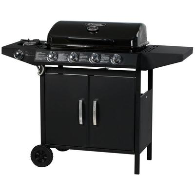 Habitat Et Jardin - Gasgrill 'Festa 5' - 5 Brenner davon 1 Seitenbrenner - 12,9 kW- Schwarz Image