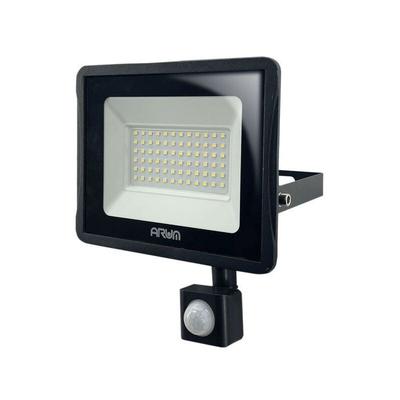 30W LED-Flutlicht Schwarzer Außenbewegungsmelder IP65 Température de Couleur: Blanc neutre 4000K