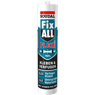 Soudal - fix all flexi Hybrid Polymer Klebstoff Dichtstoff grau 290ml Kartusche