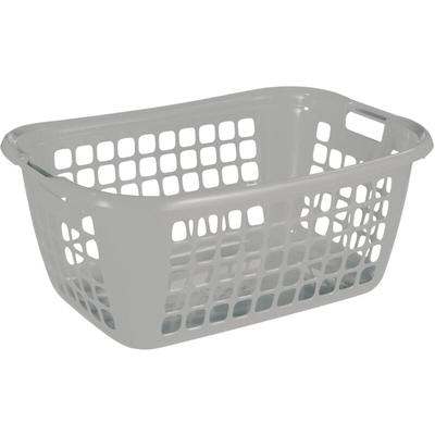 Wäschekorb Basic 79L silber Wäschebox Wäschesammler - Sunware Image