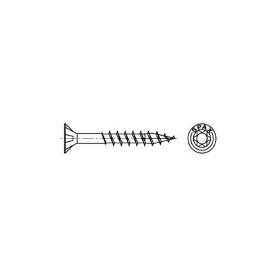 Art 88091 St. 10 x 450/ 80 -T50 Oberfläche wirox gal Zn s 50 Stk - Spax Image