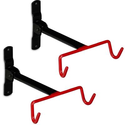 2 x Fahrrad Wandhalterung, klappbar, Garage & Keller, Tragkraft 20 kg, hbt 20x25x36 cm,