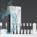 XIAOLE Electric Toothbrush Electric Toothbrush With 4 Brush Heads Smart 6-Speed Timer Electric Toothbrush With Visible Pressure Sensor To Protect Gums - 6modes - 2 Minute Tim