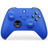 Wireless Controller Compatible with Xbox One Xbox Series X Xbox Series S Xbox One X/S Windows 10/11 Gaming Controller with 3.5mm Headphone Jack and 2.4GHZ Adapter-Blue