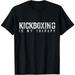 Kickboxing Boxing Martial Arts T-Shirt - Ideal Present for Combat Enthusiasts