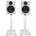 Pair Rockville APM5W 5.25 250w Powered USB Studio Monitor Speakers+21 Stands