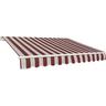 Tenda barra quadra p. 200 l. 300 colore - Riga Bordeaux - Garden Friend