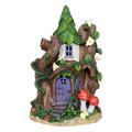 Enchanting Fairy Garden Gate Whimsical Wooden Tree Decor for Doorway, Courtyard, and Garden - Delightful Wood Ornament Craft for Fairy Tale Home Decor