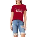 Disney Damen Logo T-Shirt, Rot (Cardinal Red Car), 36