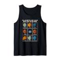 NASA Planets Of Our Solar System Vintage Distressed Box Up Tank Top