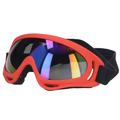 Dog Sunglasses UV Protection Windproof Eye Protective Colorful Lens Large Dog Goggles Glasses 3004 Red Frame