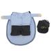 Pet Mail Carrier Costume Soft Funny Costumes Pet Suit with Cap for Small Dogs and CatsL