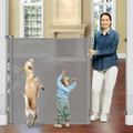 48 Extra Tall Baby Gates for Dogs Indoor 55 Wide Retractable Baby Gate Extra Tall Dog Gate for Stairs Retractable Dog Gate Extra Tall Pet Gate Tall Outdoor Retractable Gate Tall Retractable Pet Gate