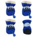 4pcs Waterproof Winter Pet Dog Shoes Anti-slip Rain Snow Boots Footwear Thick Warm For Small Cats Dogs Puppy Dog Socks Booties