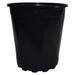 1.5 Gallon Black Plastic Nursery Pot (Trade 2 Gallon Size) (10)