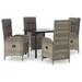 Andoer parcel Set And Patio Table And Poly Rattan And Chairs Barash Set Patio Cushions Patio Set Piece Patio SetSet Rattan - 3185205 Shcushan With And 5 0121042c