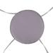 Jhomerit Polyester Cushion Round Garden Chair Pads Seat Cushion for Outdoor Bistros Stool Patio Dining Room Four Ropes (Grey)