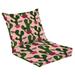 Outdoor Deep Seat Cushion Set 24 x 24 Summer print seamless cactus pattern for fabrics linens paper kids Deep Seat Back Cushion Fade Resistant Lounge Chair Sofa Cushion Patio Furniture Cushion