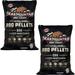 HElectQRIN Premium All Natural Hardwood Red and White Oak Wood Chip Pellets for Outdoor Gas Charcoal and Electric Grills 20 Pounds (2 Pack)