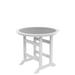 YiLaiIn Bar Table Dining Table Patio Bar Set Counter Height Table For Outdoor White Gray