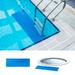 PAVEOS Pool Ladder Mat Clearance Swimming Pool Ladder Mat - Protective Pool Ladder Pad Step Mat with Non-Slip Texture Blue Blue-A