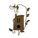 Buodes Summer Savings Patio Decor Clearance Metal Bird House With Poles Outdoor Metal Bird House Stake Bird House For Patio Backyard Patio Outdoor Garden Decoration