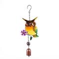 BELLZELY Easter Home Decor Clearance Owl Wind Chimes Metal Ornaments Indoor Outdoor Garden Decoration Crafts