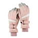 Huayishang Gloves Clearance Ski Gloves Snow Gloves for Women Waterproof Snowboard Gloves Insulated Touchscreen Snowmobile Gloves for Cold Weather Windproof Warm with Pocket Home Essentials Pink