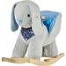 Kids Ride-On Rocking Horse Toy Bunny Rocker with Fun Play Music & Soft Plush Fabric for Children 18-36 Months