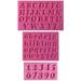 Silicone mold 3D Alphabet numbers for sugar paste cake design decoration ...