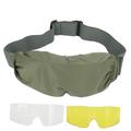 Outdoor Goggles Explosion Proof Safety Glasses with Interchangeable Lenses for Hunting ClimbingMilitary Green