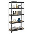 Wire Shelving Adjustable Steel Storage 5-Tier Heavy Duty Metal Shelving Unit Garage Shelves Utility Rack Adjustable Silver 29.5 x 12 x 60