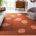 SAFAVIEH Soho Asher Floral Wool Area Rug Rust 5 x 8