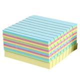 TNOBHG Variety Pack Index Cards Assorted Color Index Cards Sticky Notes Bundle Textured Paper Thick Smooth Writing 100-sheet Index Card Book Office School