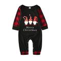 Uuszgmr Family Christmas Pajamas Nightgown For Child Xmas Baby Long Sleeve Simple Curte Stain Style Pajamas For Family Matching Set Sleepwear Outfit Baby Style Christmas Atmosphere Clothes