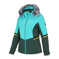 Ziener Damen Toyah Lady (Jacket Ski Snowboard-Jacke/Atmungsaktiv, Wasserdicht, Mermaid Green, 36