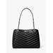 Michael Kors Whitney Medium Quilted Tote Bag Black One Size