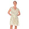 Jerseykleid LE TEMPS DES CERISES "JASNA", Damen, Gr. L, EURO-Größen, beige, 100% Polyester, casual, normal, ohne Ärmel, Kleider, mit schönem Batik-Muster