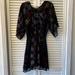 Free People Dresses | Free People Dress Size Small- Flutter Sleeves, Flowy Skirt & Fitted Waist | Color: Black | Size: S