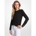 Michael Kors Sweaters | Michael Michael Kors Merino Wool Blend Sweater Black (Black) S New | Color: Black | Size: S