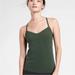 Athleta Tops | Athleta Women’s Vinyasa Support Tank Top Seaweed Snack Green Size S Small 657580 | Color: Green | Size: S